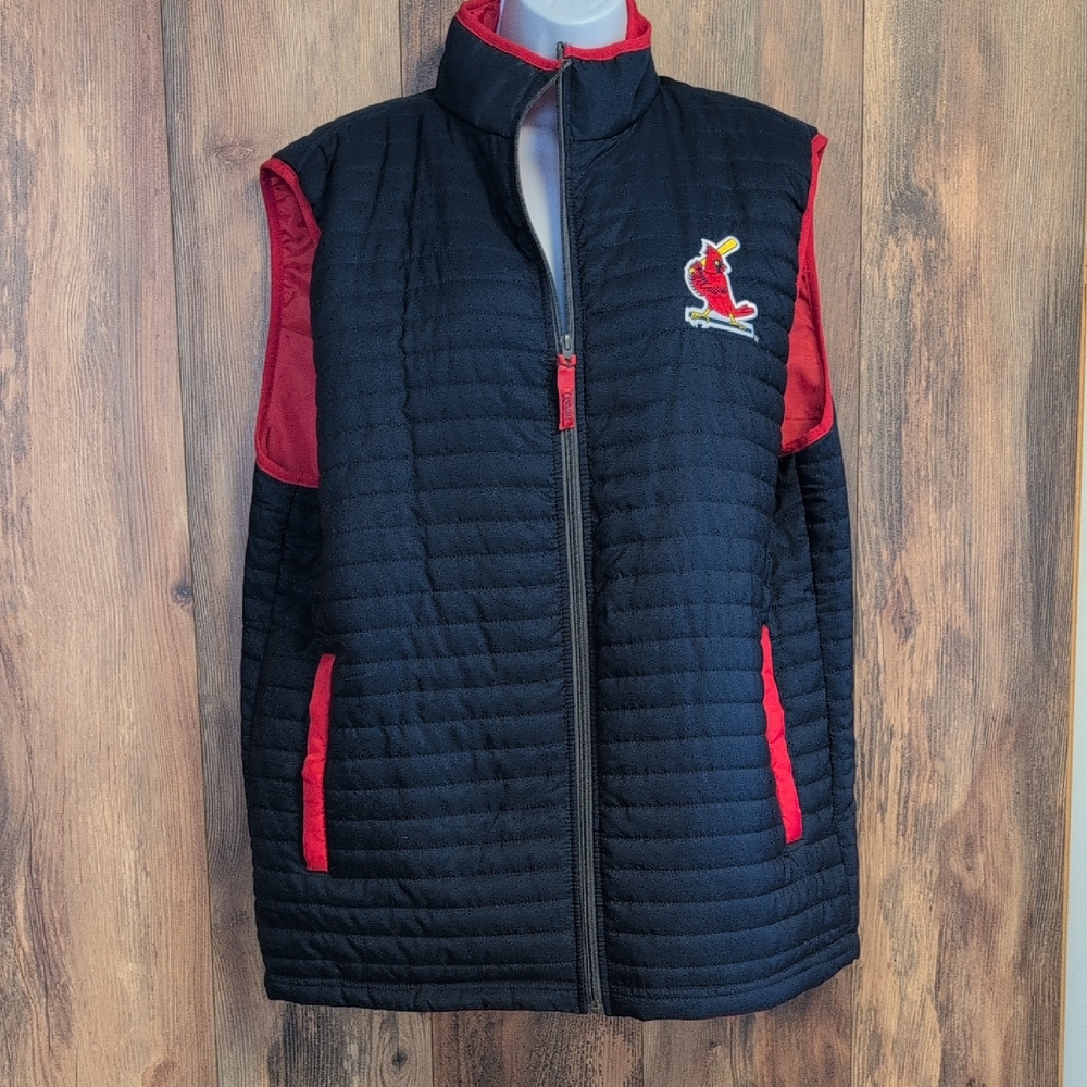 STL St Louis Cardinals MLB Quilted Puffer Vest Unisex XL                 C149
